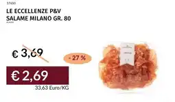 Prezzemolo e Vitale Le eccellenze p&v salame milano offerta