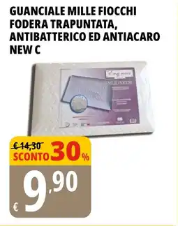Tigros Guanciale mille fiocchi fodera trapuntata, antibatterico ed antiacaro new C offerta