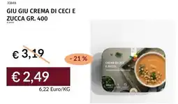 Prezzemolo e Vitale Giu giu crema di ceci e zucca offerta