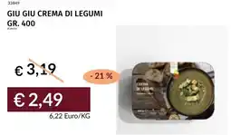 Prezzemolo e Vitale Giu giu crema di legumi offerta