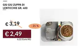 Prezzemolo e Vitale Giu giu zuppa di lenticchie offerta