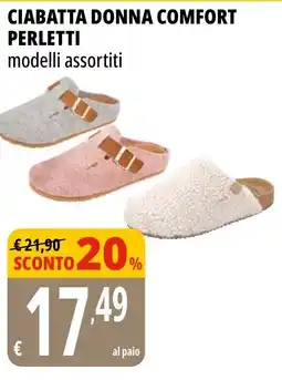 Tigros Ciabatta donna comfort PERLETTI offerta