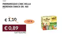 Prezzemolo e Vitale Parmareggio l'abc della merenda snack offerta
