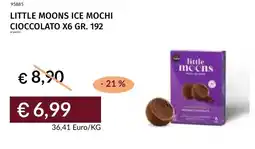 Prezzemolo e Vitale Little moons ice mochi cioccolato offerta