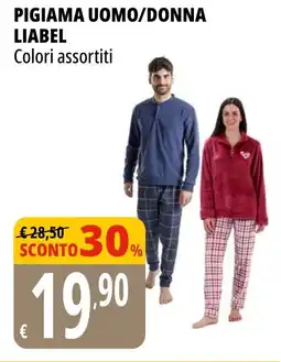 Tigros Pigiama uomo/donna LIABEL offerta