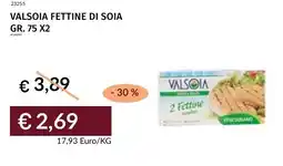 Prezzemolo e Vitale Valsoia fettine di soia offerta