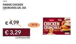 Prezzemolo e Vitale Findus chicken crunchies offerta