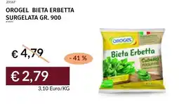 Prezzemolo e Vitale Orogel bieta erbetta surgelata offerta