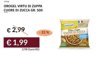 Prezzemolo e Vitale Orogel virtu di zuppa cuore di zucca offerta