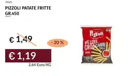 Prezzemolo e Vitale Pizzoli patate fritte offerta