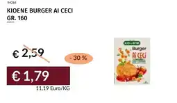 Prezzemolo e Vitale Kioene burger ai ceci offerta