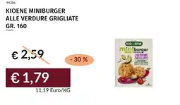 Prezzemolo e Vitale Kioene miniburger alle verdure grigliate offerta