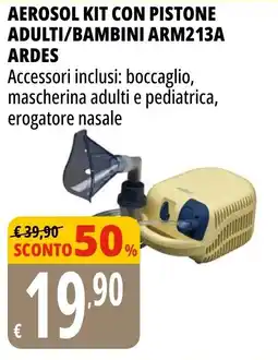 Tigros AEROSOL KIT CON PISTONE ADULTI/BAMBINI ARM213A ARDES offerta