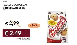 Prezzemolo e Vitale Pavesi gocciole al cioccolato offerta