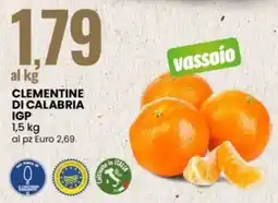 Eurospin Clementine di calabria IGP offerta