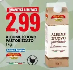 Eurospin Delizie dal Sole Albume d'uovo pastorizzato offerta