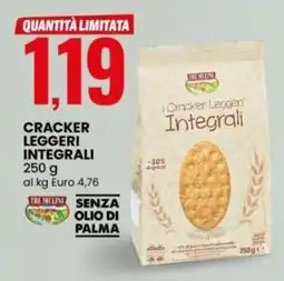 Eurospin Cracker leggeri integrali TRE MULINI offerta