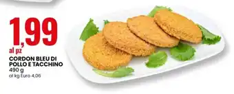 Eurospin Cordon bleu di pollo e tacchino offerta
