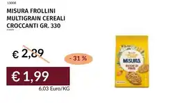 Prezzemolo e Vitale Misura frollini multigrain cereali croccanti offerta