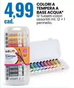 Eurospin Colori a tempera a base acqua offerta