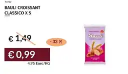 Prezzemolo e Vitale Bauli croissant classico x5 offerta
