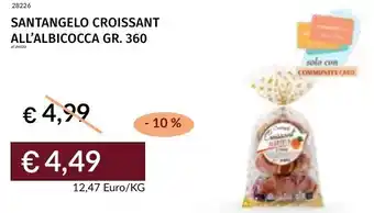 Prezzemolo e Vitale Santangelo croissant all'albicocca offerta
