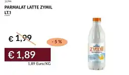 Prezzemolo e Vitale Parmalat latte zymil offerta