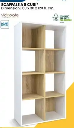 Eurospin Scaffale a 8 cubi offerta