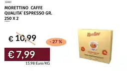 Prezzemolo e Vitale Morettino caffe qualita' espresso offerta