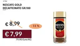 Prezzemolo e Vitale Nescafe gold decaffeinato offerta