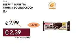 Prezzemolo e Vitale Enervit barretta protein double choco offerta