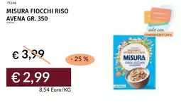 Prezzemolo e Vitale Misura fiocchi riso avena offerta