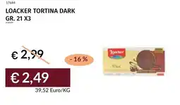 Prezzemolo e Vitale Loacker tortina dark offerta