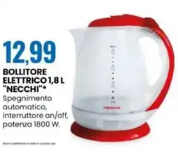 Eurospin Bollitore elettrico "NECCHI" offerta