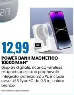 Eurospin Power bank magnetico 10000 MAH offerta