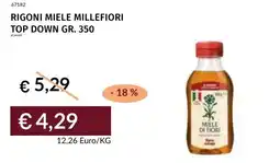 Prezzemolo e Vitale Rigoni miele millefiori top down offerta