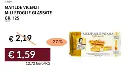 Prezzemolo e Vitale Matilde vicenzi millefoglie glassate offerta