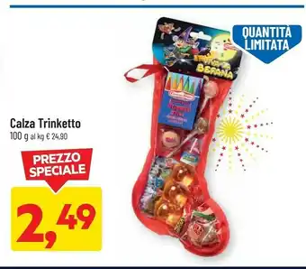 DPiù Calze trinketto 100 g offerta
