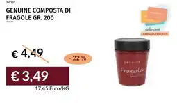 Prezzemolo e Vitale Genuine composta di fragole offerta