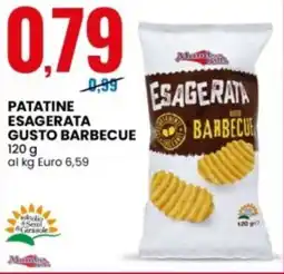 Eurospin Patatine esagerata gusto barbecue MAMBA offerta