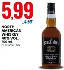 Eurospin North american whiskey 40% vol. offerta