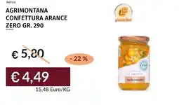 Prezzemolo e Vitale Agrimontana confettura arance zero offerta