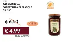 Prezzemolo e Vitale Agrimontana confettura di fragole offerta