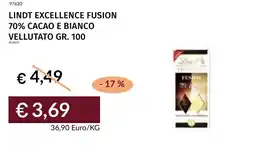 Prezzemolo e Vitale Lindt excellence fusion 70% cacao e bianco vellutato offerta