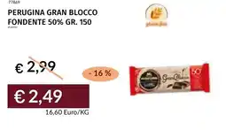 Prezzemolo e Vitale Perugina gran blocco fondente 50% offerta