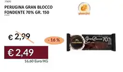 Prezzemolo e Vitale Perugina gran blocco fondente 70% offerta