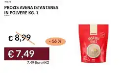 Prezzemolo e Vitale Prozis avena istantanea in polvere offerta