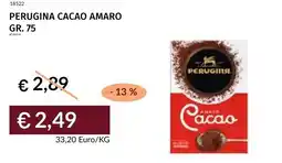 Prezzemolo e Vitale Perugina cacao amaro offerta