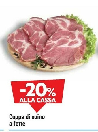 DPiù Coppa di suino a fette offerta