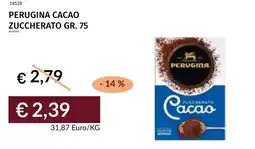 Prezzemolo e Vitale Perugina cacao zuccherato offerta